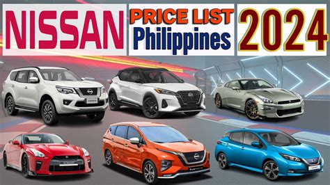nissan philippines price list|Nissan Philippines Cars Price List & June 2024 Promos .